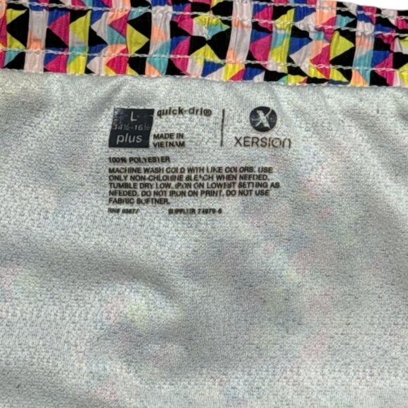 Lot of 2 ATHLETA Girl M 14/16 Un-Lined Activewear Shorts (INS 3.25") Blue Pink - Picture 8 of 13